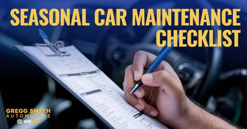 seasonal car maintenance checklist